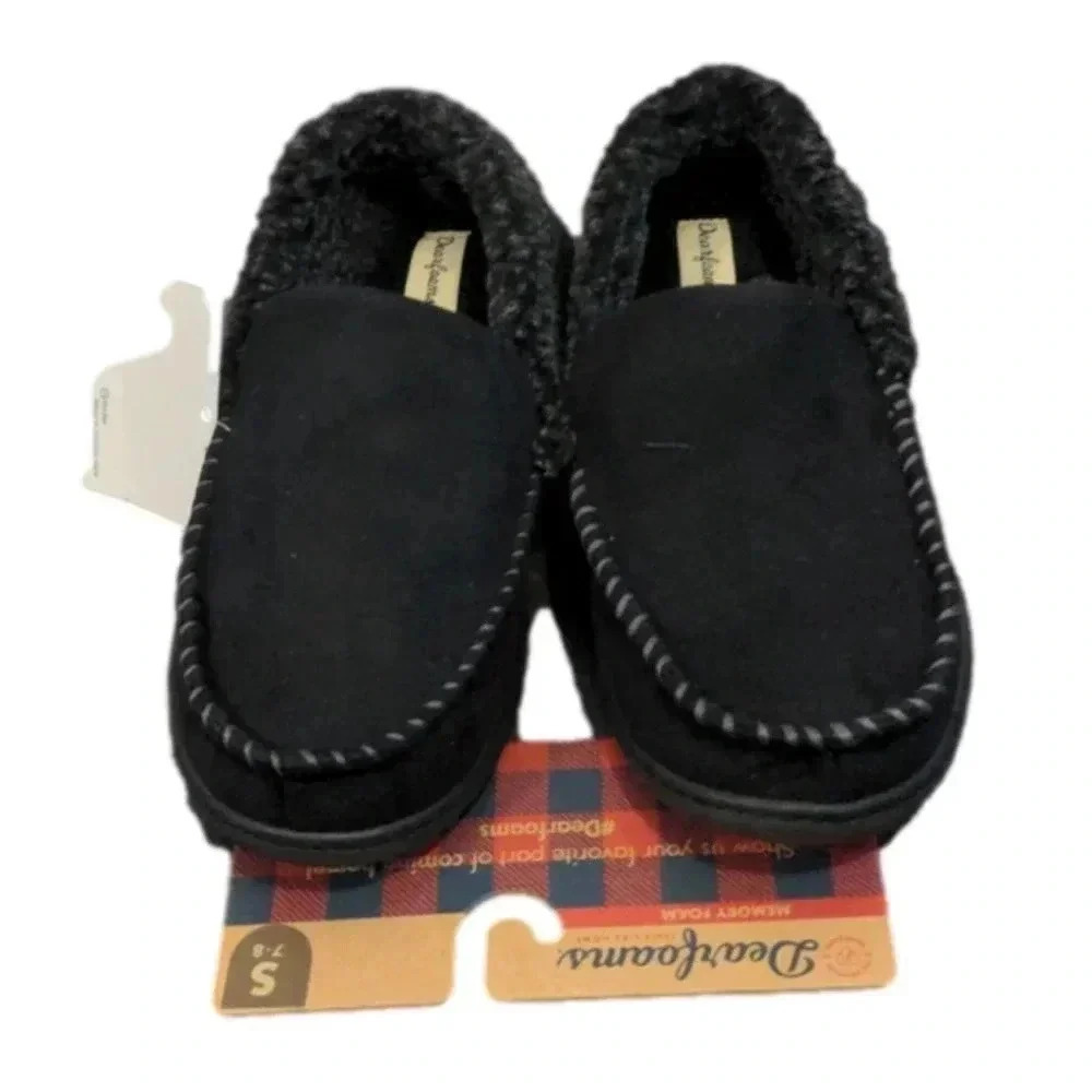 DEARFOAMS ELI MICROSUEDE MOCCASIN